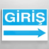 Giriş Sağ Uyarı Levhası - 1