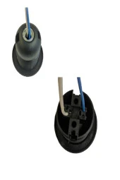 Şahnet E14 Siyah Dişli Duy Abajur Masa Lambası Lambader Duy thumbnail 4