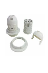 E14 Abajur Duy Tam Diş Beyaz thumbnail 3