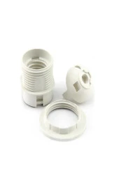 E14 Abajur Duy Tam Diş Beyaz thumbnail 6