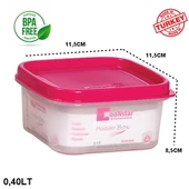 Modüler Çok Amaçlı Saklama Kabı 0,40 Litre Bpa Fre- MS-01 thumbnail 2