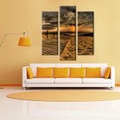 Akşamüstü Sahil   Kanvas Tablo thumbnail 2