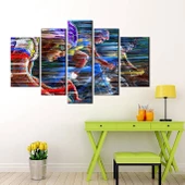 Bisikletçiler Kanvas Tablo - 2