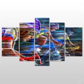 Bisikletçiler Kanvas Tablo - 1