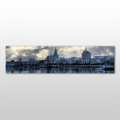 Amsterdam Ve Akarsu Kanvas Tablo - 1