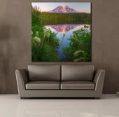 DAĞIN DENİZE YANSIMASI KANVAS TABLO - 2