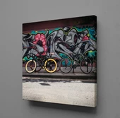 BİSİKLETLER KANVAS TABLO thumbnail 1