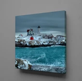 BEYAZ DENİZ FENERİ KANVAS TABLO - 1