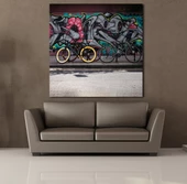 BİSİKLETLER KANVAS TABLO thumbnail 2