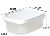 Moon Star Peynir Saklama Kabı Süzgeçli Hava Sızdırmaz 1,8+0,9 Litre-MID-ST200 - 8