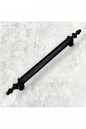 Elif Kulp Country Mutfak Dolap Çekmece Mobilya Kulbu Siyah 128 - 1