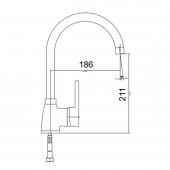 Venezia Kroma Serisi Mat Siyah Mutfak Evye Bataryası - 2