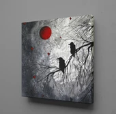 YAĞLI BOYA KARGA KANVAS TABLO - 1