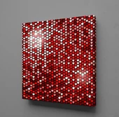 RENKLİ  KALPLER KANVAS TABLO - 1