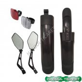 HSGL BİSİKLET AYNA ÇAMURLUK REFLEKTÖR ÖZEL SET - 4