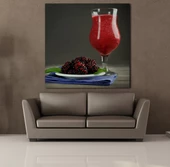 BÖĞÜRTLEN MİLKSHAKE KANVAS TABLO - 2