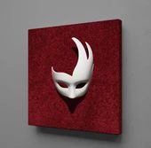 BEYAZ MASKE KANVAS TABLO - 1