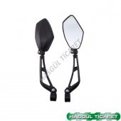 HSGL BİSİKLET SPORT AYNA ÖN ARKA REFLEKTÖR SET AKSESUAR - 3