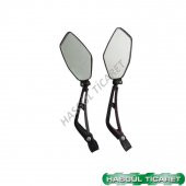 HSGL BİSİKLET SPORT AYNA ÖN ARKA REFLEKTÖR SET AKSESUAR - 4
