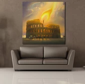 İNSANLAR VE GÜNEŞ KANVAS TABLO thumbnail 2