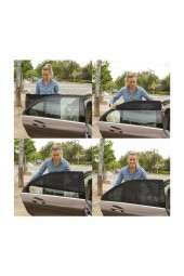 Oto Cam Perde Arka Yan Cam Bebek Güneş Perdesi thumbnail 2