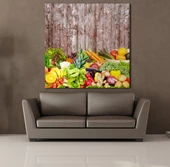 SEBZE VE MEYVELER TEMALI KANVAS TABLO - 2