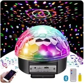 Disco Topu Usb Led Işıklı Bluetooth Hoparlör thumbnail 3