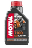 Motul 10w40 1L. Motorsiklet Yağı 7100 4T Yeni Üretim - 1