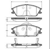 Hyundai Accent 00-06 Ön Fren Balatası Takım thumbnail 2