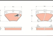 Toyota Yaris 99-05 Arka Fren Balatası Takım - 1