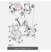 Suzuki Grand Vitara H20a H25A H27A V6 Eksantrik Zinciri  2'NCİ,SAĞ thumbnail 4