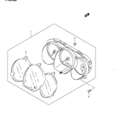 Suzuki Grand Vitara 2.0 06-09 Hız Gösterme Saat Paneli çıkma - 4