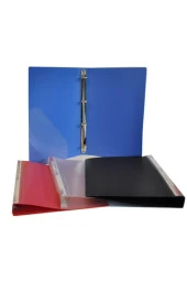 Bafix Halkalı Dosya 4 Halkalı A4 Mavi Dosya (35 Li Paket) - 1