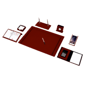 Gülpaş Sümen Takımı 10 Parça Macro Desen Bordo 240 - 1