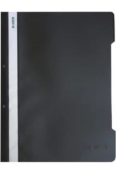 Leitz Telli Dosya Plastik Siyah L-4189 (50 Li Paket) - 1