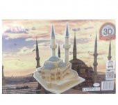 3D Ahşap Cami Maketi 261 - 2