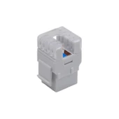 HCS J6E-00874  KORUMALI CAT6 KEYSTONE JACK BEYAZ (10'LU PAKET ) - 4