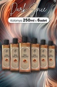 Rebul Dark Spice Kolonya Cam Şişe 250 ml x 6 Adet - 1