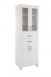 Lake Cam 2 Çekmeceli Banyo Mutfak Çok Amaçlı Dolap 60x40x180 - 1