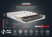 Niron Juliette 80x180 cm Tam Ergonomik Lüks Yatak Tek Kişilik Orta Sert Özel Yatak - 7
