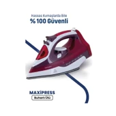 Goldmaster GM-7613K Maxipress Kırmızı 2200 W Buharlı Ütü - 2