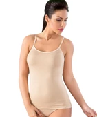 Lüx Drm Bayan Bambu Likralı Battal İp Askılı Atlet 3620 thumbnail 3