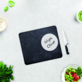 DECORITA Cam Kesme Tahtası - Afiyet Olsun- Karatahta Görünümlü - 1