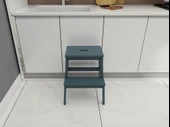 Basamaklı Ahşap Tabure Antrasit Renk - 4