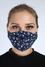 Pianoluce Yıkanabilir 3 Katlı Pamuklu Maske Desenli P10002 - 2