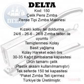 DELTA PENS TİPİ 100 ÇELİK ZIMBA MAKİNESİ (35 KAĞIT) 24/6 150 TEL - 4