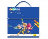 ADEL ADELAND 24 RENK PASTEL BOYA (ÖZEL Plastik Korumalı ÇANTALI) - 1