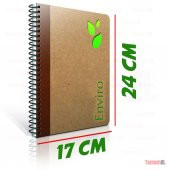 GIPTA ENVIRO 17x24 Extra Hafif Spiralli DEFTER 120 Çizgili Kareli - 2