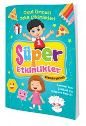 SÜPER ETKİNLİKLER (RENKLER-ŞEKİLLER) OKUL ÖNCESİ EĞİTİM KİTABI thumbnail 1