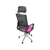 Uzay Ofis Nehir Müdür Koltuğu - Pembe - 4